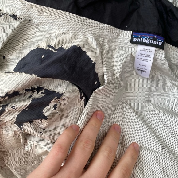 Patagonia Torrent Shell Waterproof Trenchcoat Small Black - Picture 11 of 11